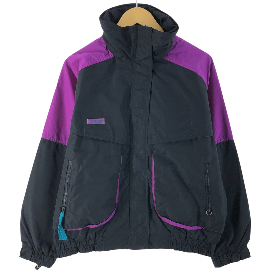 90'S Columbia White Tag Powder Keg Mountain Jacket Shell Jacket Women's XL Vintage Nylon black type Vintage Second Hand