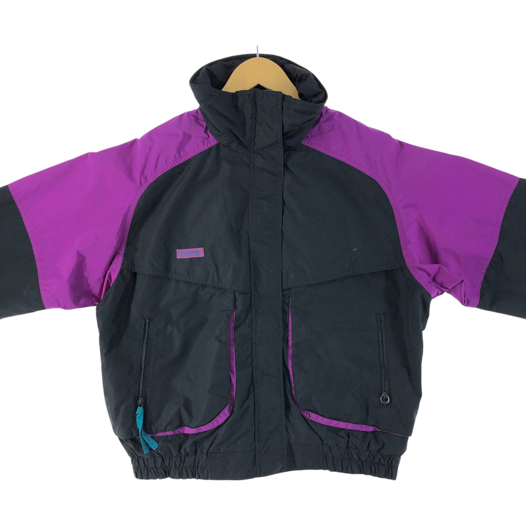 90'S Columbia White Tag Powder Keg Mountain Jacket Shell Jacket Women's XL Vintage Nylon black type Vintage Second Hand