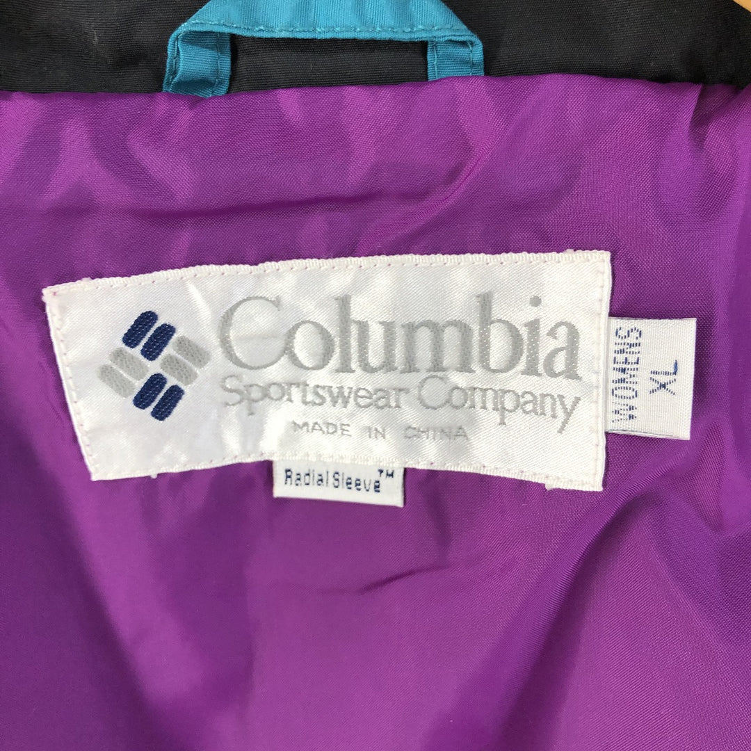 90'S Columbia White Tag Powder Keg Mountain Jacket Shell Jacket Women's XL Vintage Nylon black type Vintage Second Hand