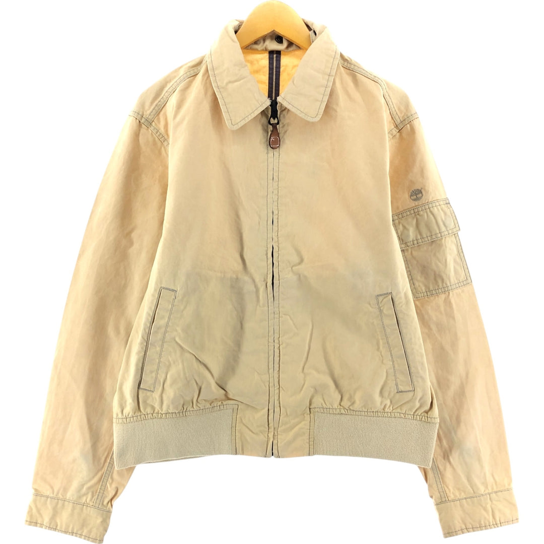 90s~00'S Timberland WEATHERGEAR Blouson Men's M size unclear yellow type Vintage Second Hand