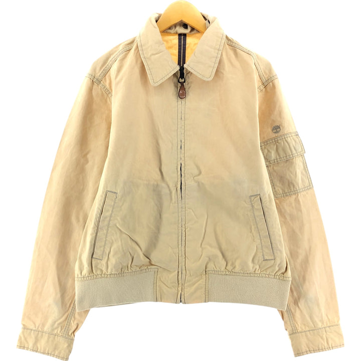 90s~00'S Timberland WEATHERGEAR Blouson Men's M size unclear yellow type Vintage Second Hand