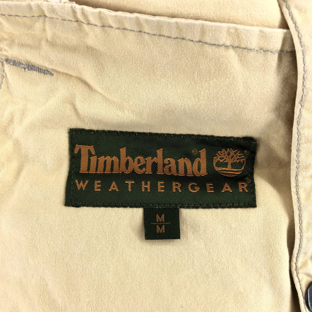 90s~00'S Timberland WEATHERGEAR Blouson Men's M size unclear yellow type Vintage Second Hand