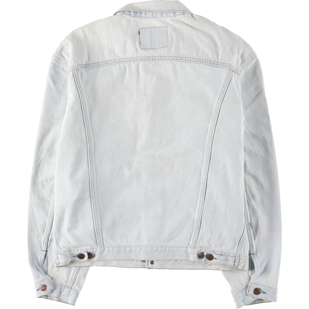 ~00'S Levi's 70503-02 Euro model denim jacket, denim jacket, made in the UK, men's size L cotton blue type Vintage Second Hand