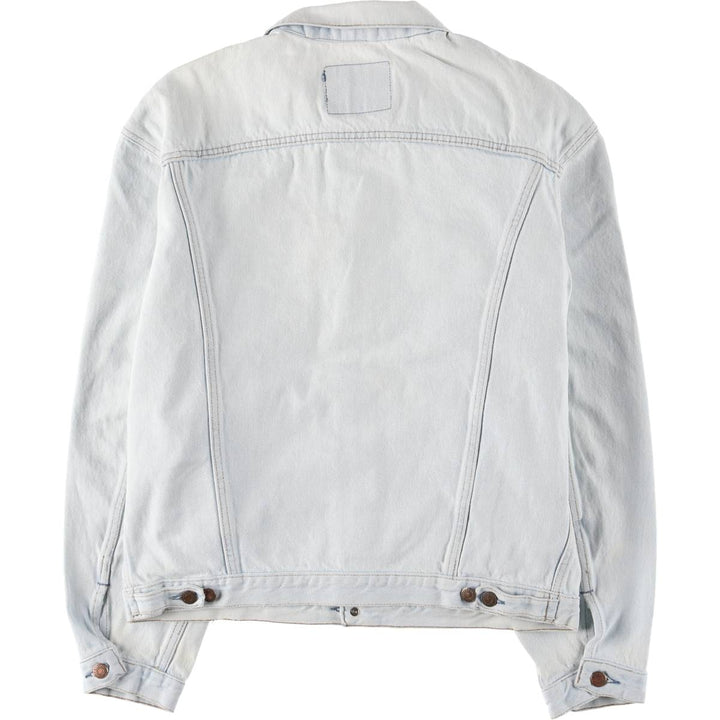 ~00'S Levi's 70503-02 Euro model denim jacket, denim jacket, made in the UK, men's size L cotton blue type Vintage Second Hand