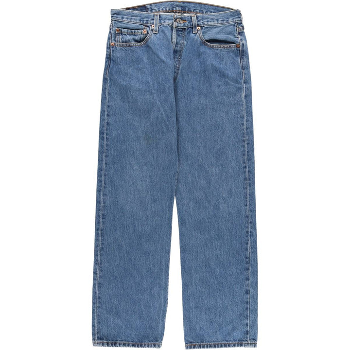 Levi's 501 straight denim pants for men, equivalent to w30 cotton blue type Vintage Second Hand