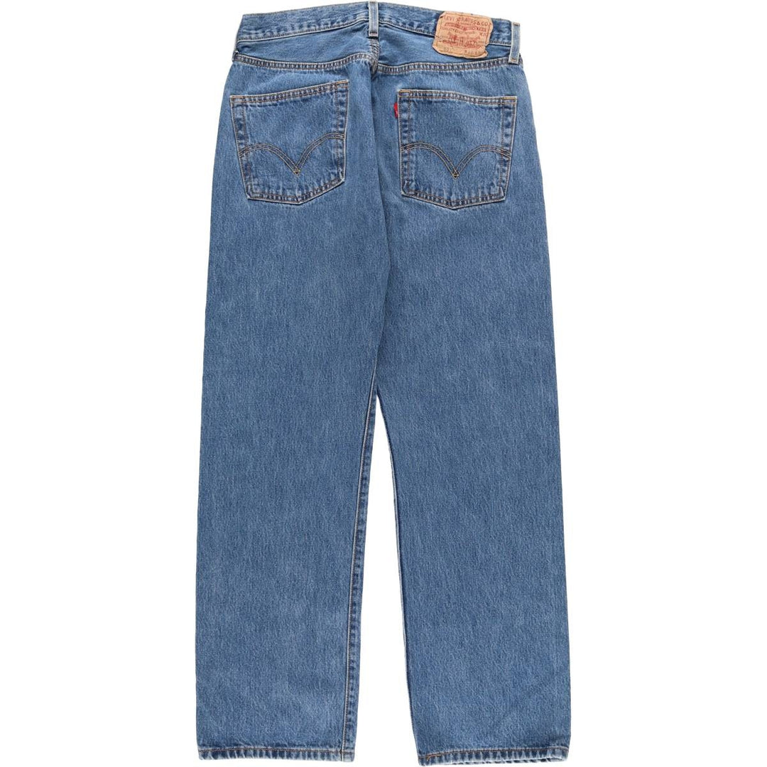 Levi's 501 straight denim pants for men, equivalent to w30 cotton blue type Vintage Second Hand