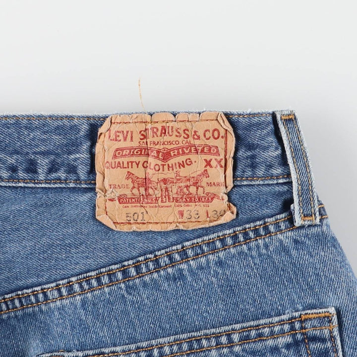 Levi's 501 straight denim pants for men, equivalent to w30 cotton blue type Vintage Second Hand