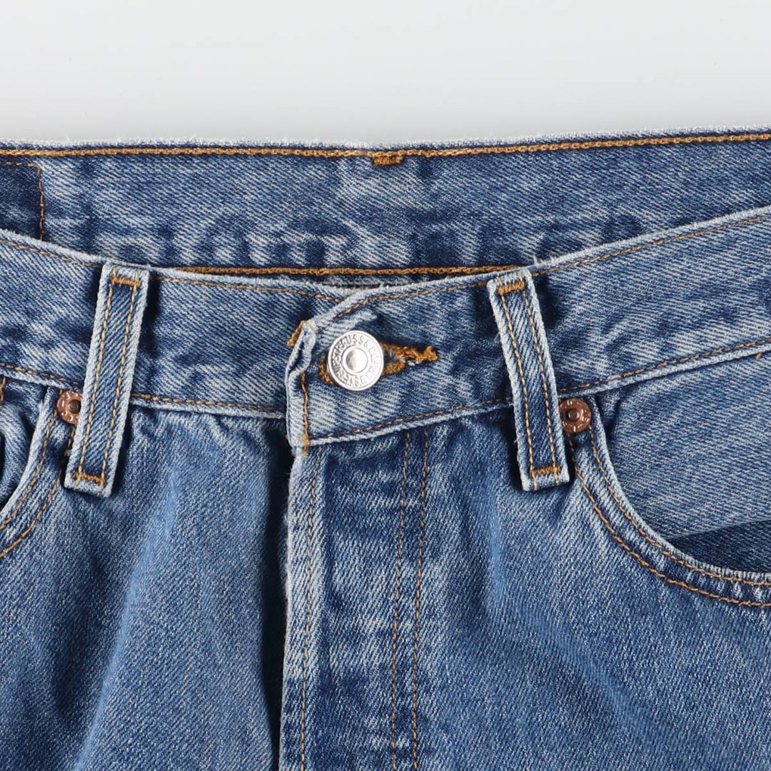 Levi's 501 straight denim pants for men, equivalent to w30 cotton blue type Vintage Second Hand