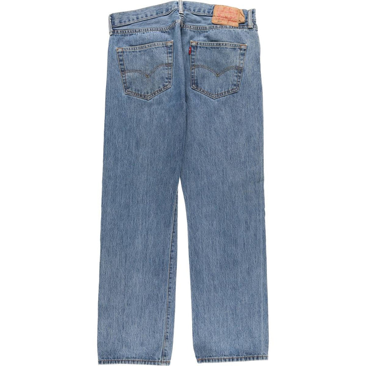 Levi's 501 straight denim pants for men, size W34 cotton blue type Vintage Second Hand