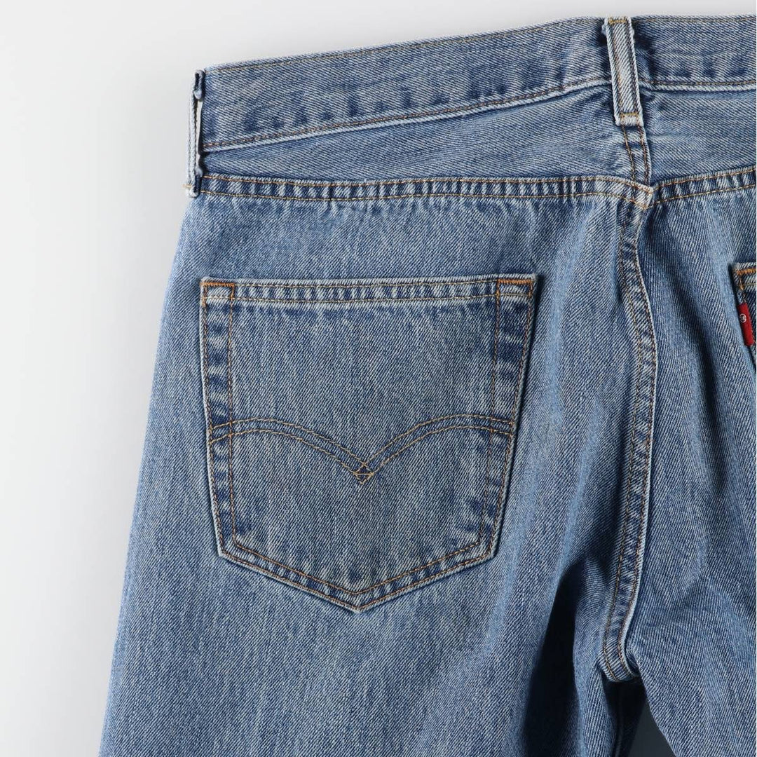 Levi's 501 straight denim pants for men, size W34 cotton blue type Vintage Second Hand