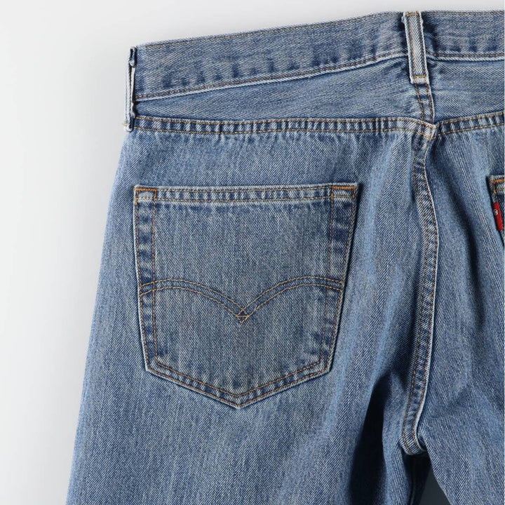 Levi's 501 straight denim pants for men, size W34 cotton blue type Vintage Second Hand