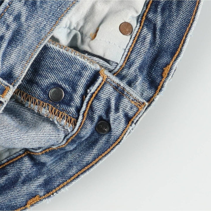 00'S Levi's 00501-0194 Straight denim pants for men, size W32 cotton blue type Vintage Second Hand