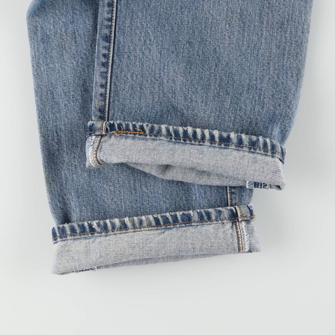 00'S Levi's 00501-0194 Straight denim pants for men, size W32 cotton blue type Vintage Second Hand
