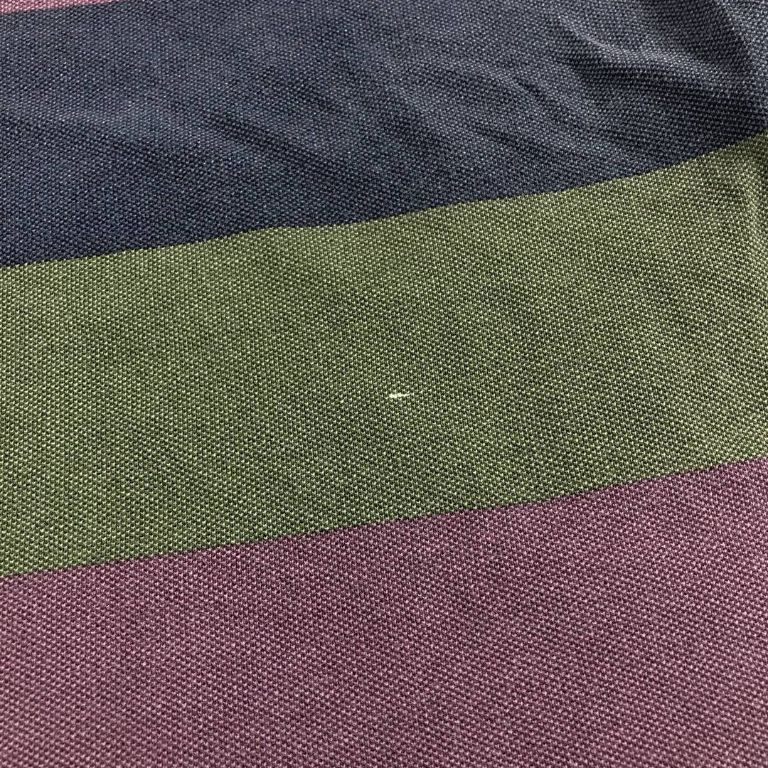 90'S Tommy Hilfiger Short Sleeve Striped T-Shirt Men's XL Vintage cotton Khaki type Vintage Second Hand
