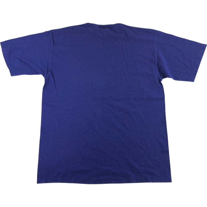 90'S Nautica Short Sleeve Logo T-Shirt Made in USA Men's Medium Vintage cotton purple type Vintage Second Hand