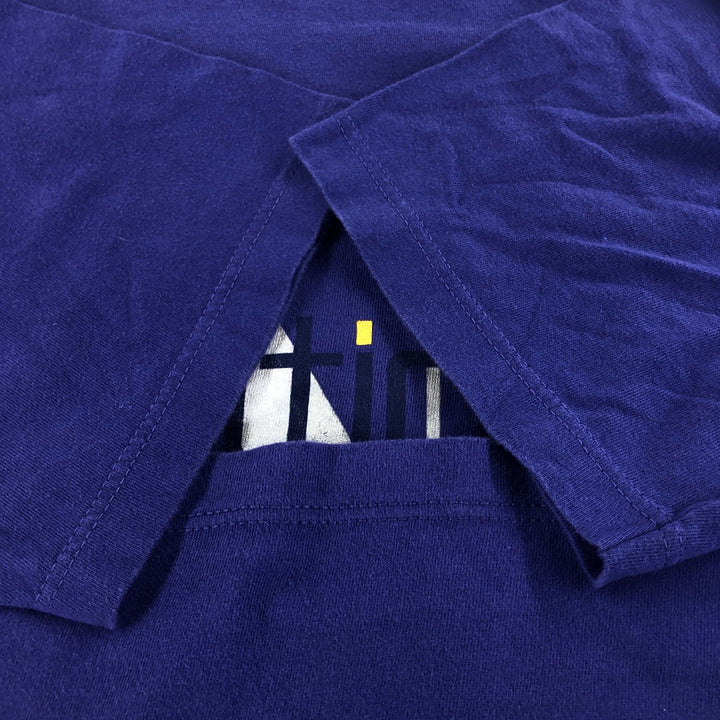 90'S Nautica Short Sleeve Logo T-Shirt Made in USA Men's Medium Vintage cotton purple type Vintage Second Hand