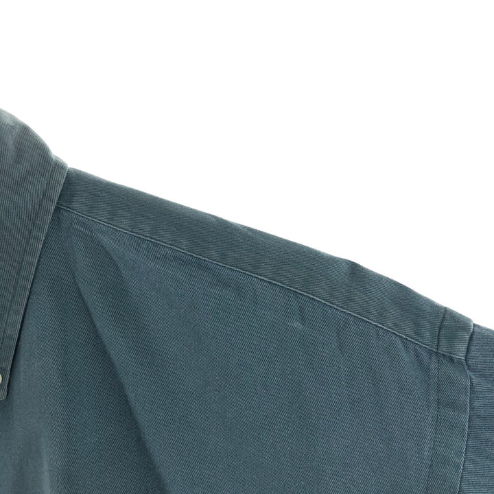 Ralph Lauren BLAIRE long sleeve button down shirt, men's size L cotton blue type Vintage Second Hand