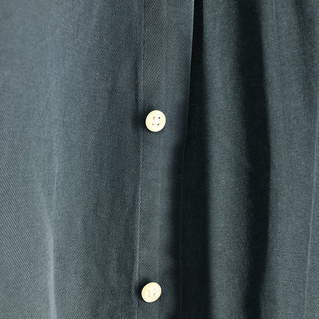 Ralph Lauren BLAIRE long sleeve button down shirt, men's size L cotton blue type Vintage Second Hand