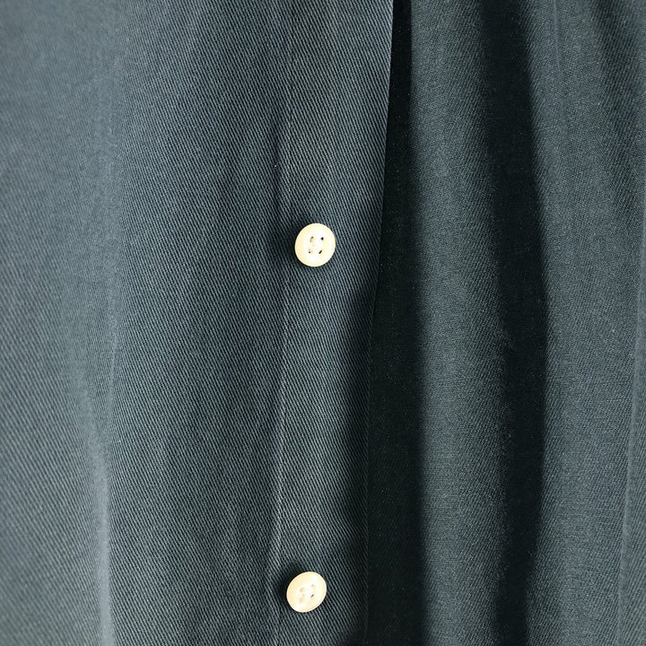 Ralph Lauren BLAIRE long sleeve button down shirt, men's size L cotton blue type Vintage Second Hand