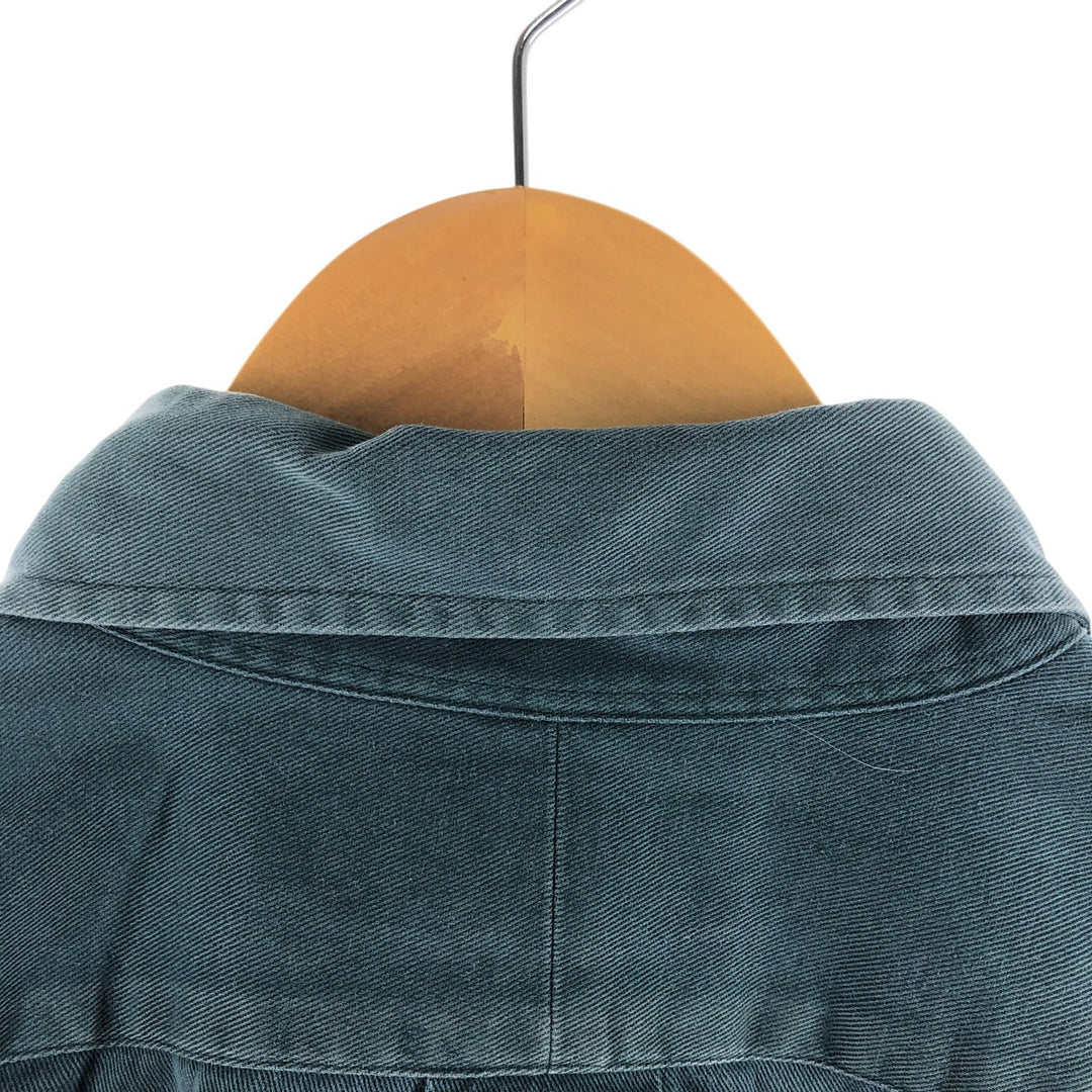 Ralph Lauren BLAIRE long sleeve button down shirt, men's size L cotton blue type Vintage Second Hand