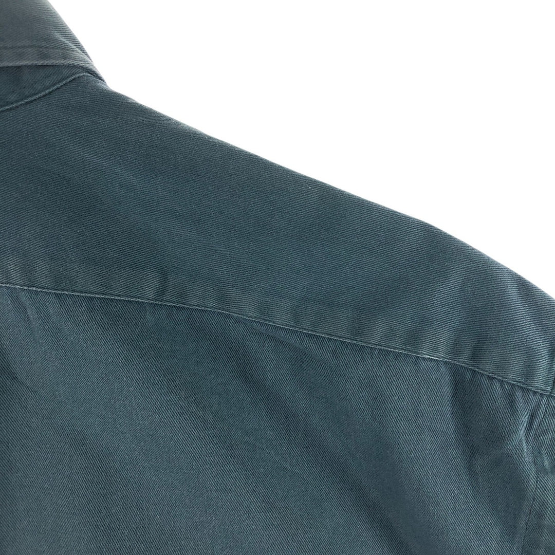 Ralph Lauren BLAIRE long sleeve button down shirt, men's size L cotton blue type Vintage Second Hand