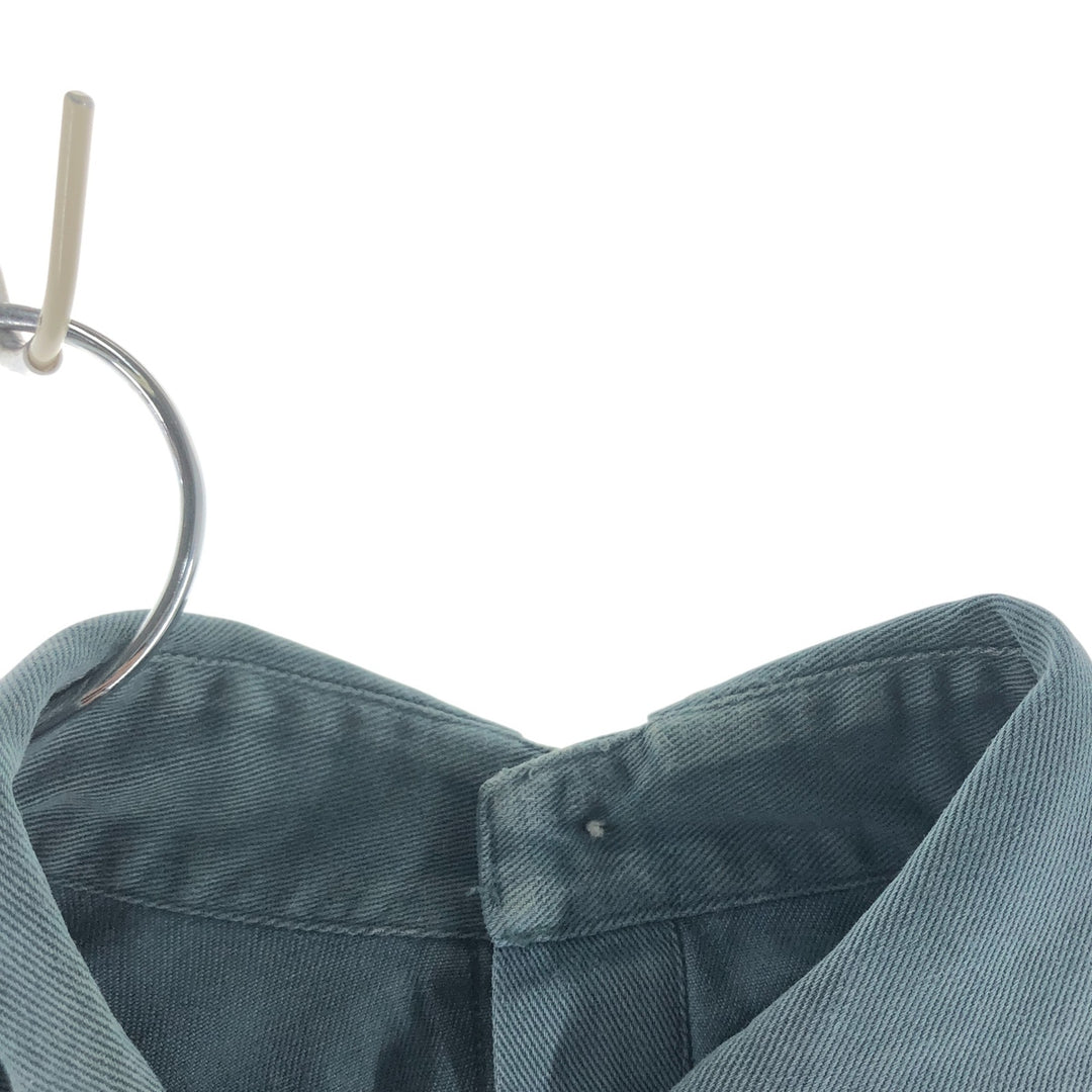 Ralph Lauren BLAIRE long sleeve button down shirt, men's size L cotton blue type Vintage Second Hand