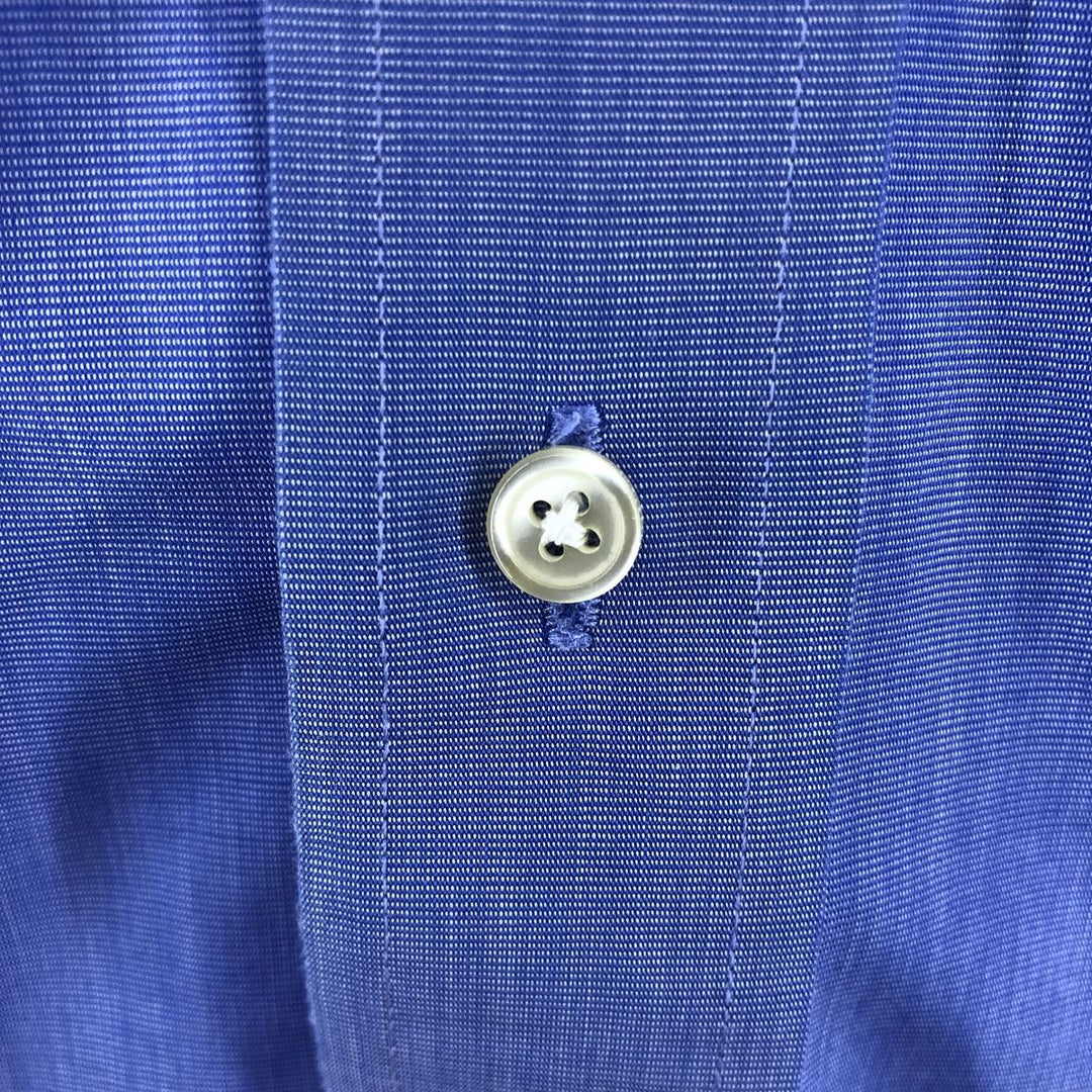 Brooks Brothers 346 short sleeve button-down shirt, men's size L cotton blue type Vintage Second Hand