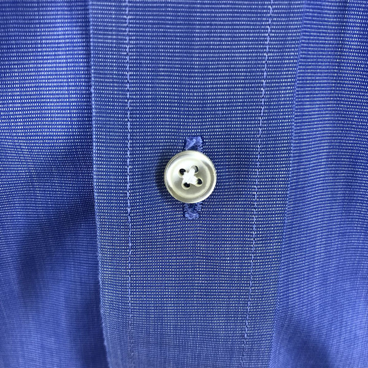 Brooks Brothers 346 short sleeve button-down shirt, men's size L cotton blue type Vintage Second Hand