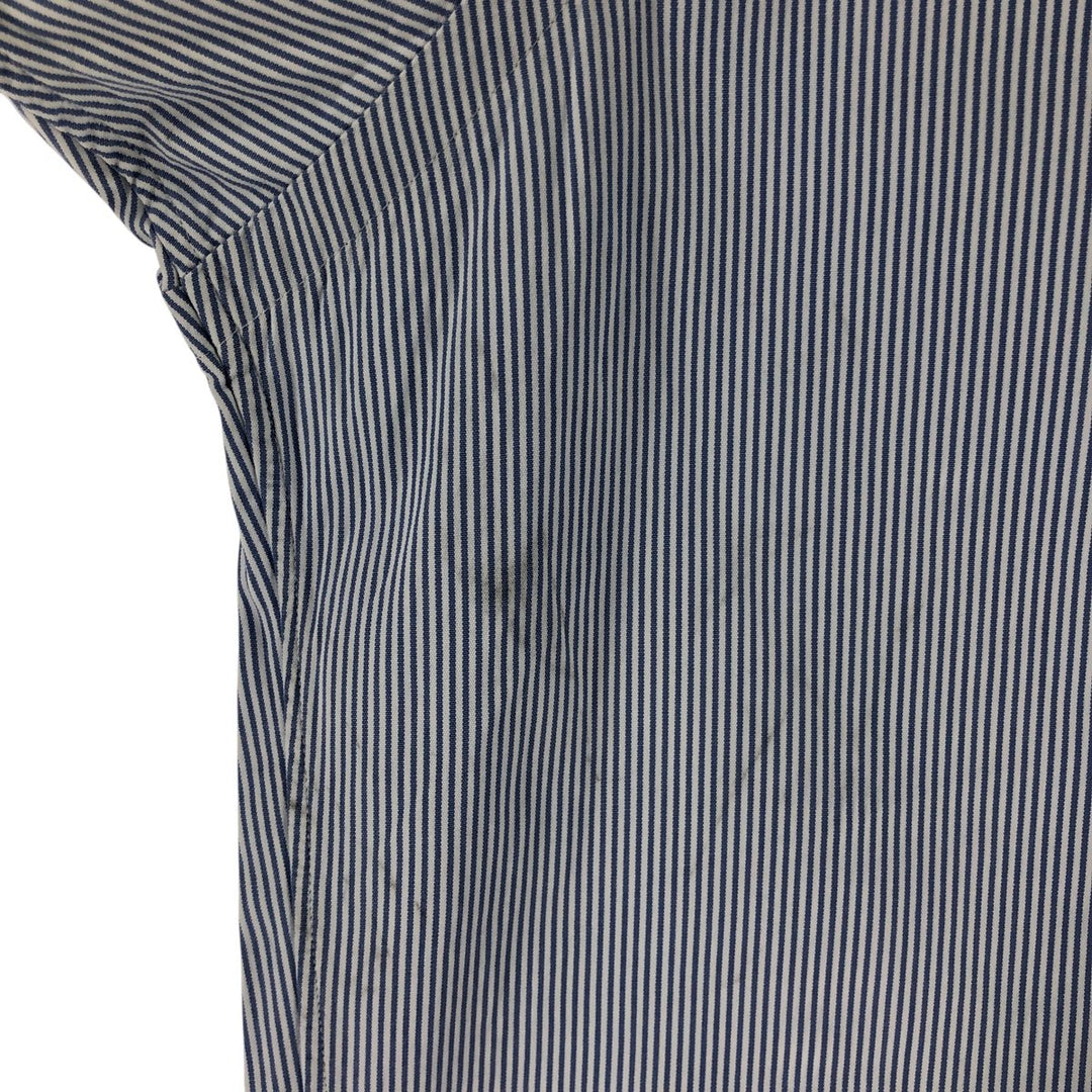 Ralph Lauren BLAKE long sleeve button-down striped shirt, men's size L cotton Blue type light blue Vintage Second Hand
