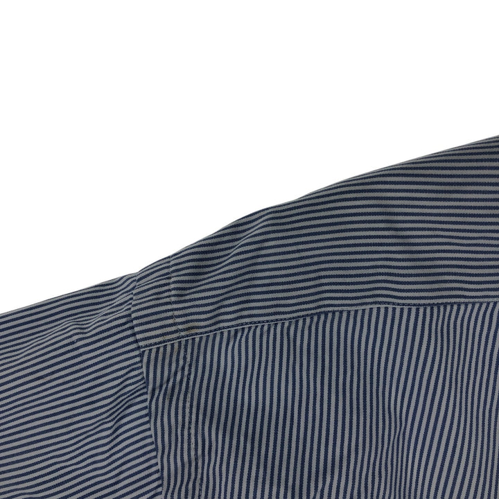 Ralph Lauren BLAKE long sleeve button-down striped shirt, men's size L cotton Blue type light blue Vintage Second Hand