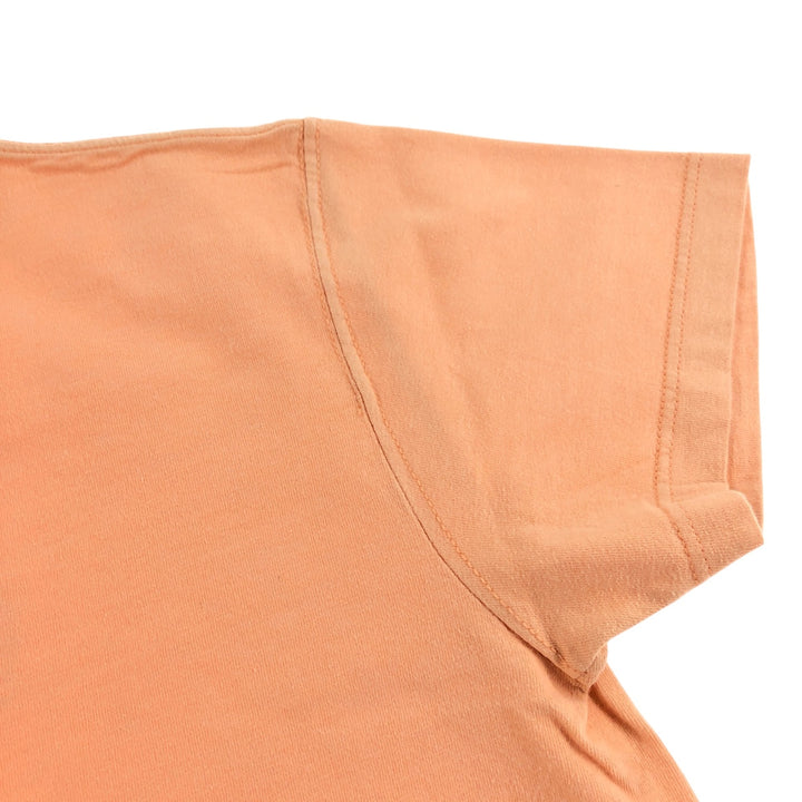 00'S Harley-Davidson Motorcycle Bike T-shirt Made in USA Men's L size cotton orange type Vintage Second Hand