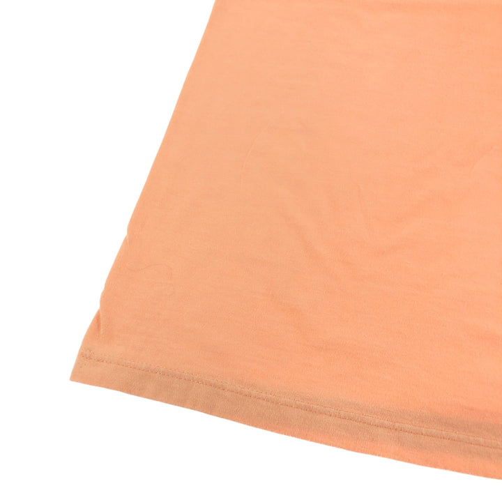 00'S Harley-Davidson Motorcycle Bike T-shirt Made in USA Men's L size cotton orange type Vintage Second Hand