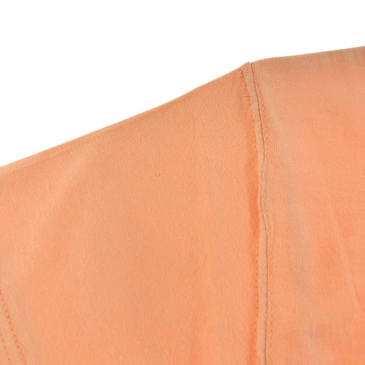 00'S Harley-Davidson Motorcycle Bike T-shirt Made in USA Men's L size cotton orange type Vintage Second Hand