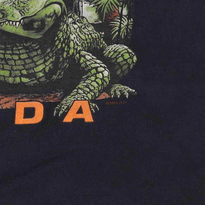 00'S Harley-Davidson Motorcycle Bike T-shirt Made in USA Men's L size cotton black type Vintage Second Hand