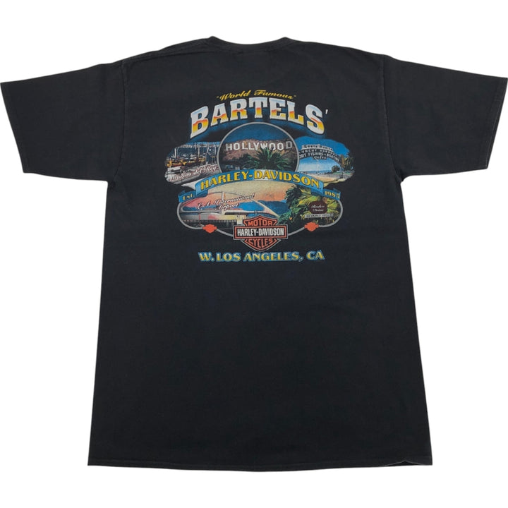 Harley-Davidson Motorcycle Bike T-shirt, Men's Size L cotton black type Vintage Second Hand