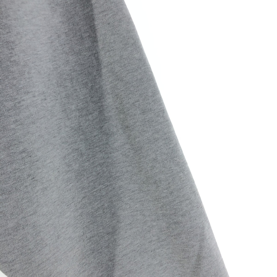 Eddie Bauer Flocked Print Logo Sweatshirt, Men's XL cotton gray type Vintage Second Hand
