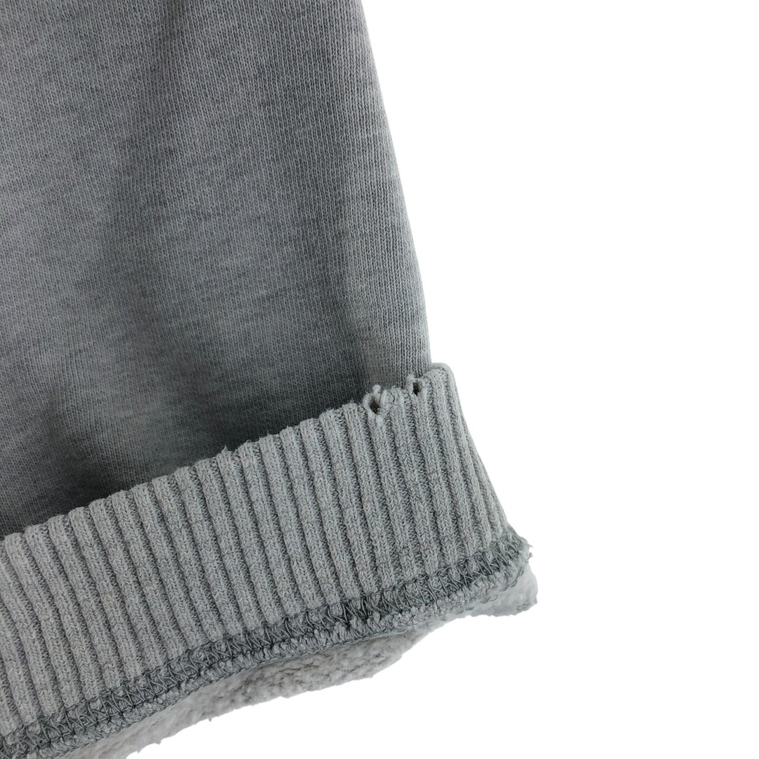 Eddie Bauer Flocked Print Logo Sweatshirt, Men's XL cotton gray type Vintage Second Hand