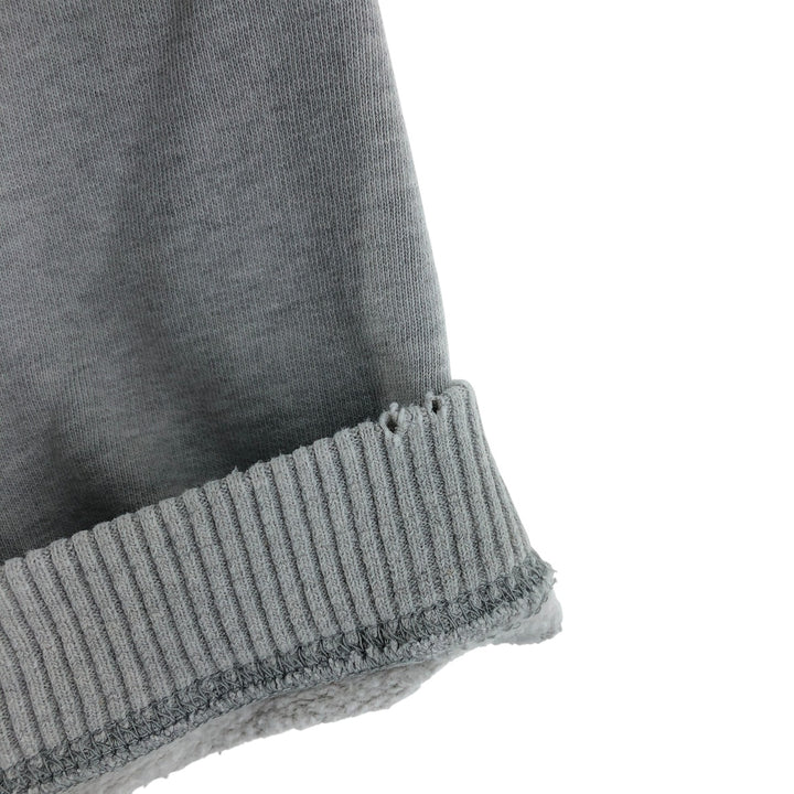 Eddie Bauer Flocked Print Logo Sweatshirt, Men's XL cotton gray type Vintage Second Hand