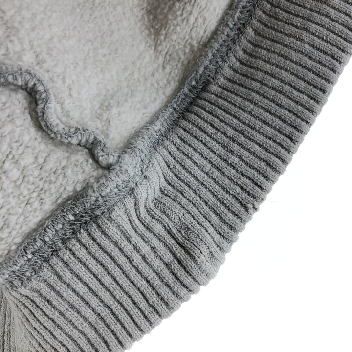Eddie Bauer Flocked Print Logo Sweatshirt, Men's XL cotton gray type Vintage Second Hand