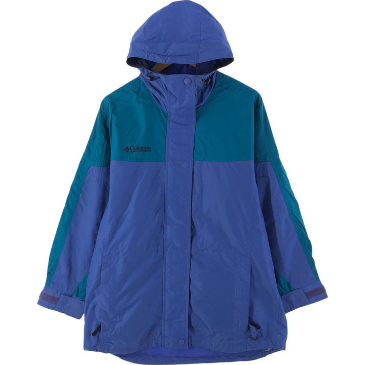 90s~00'S Columbia Mountain Parka Shell Jacket Women's M size Nylon Purple type blue-purple Vintage Second Hand