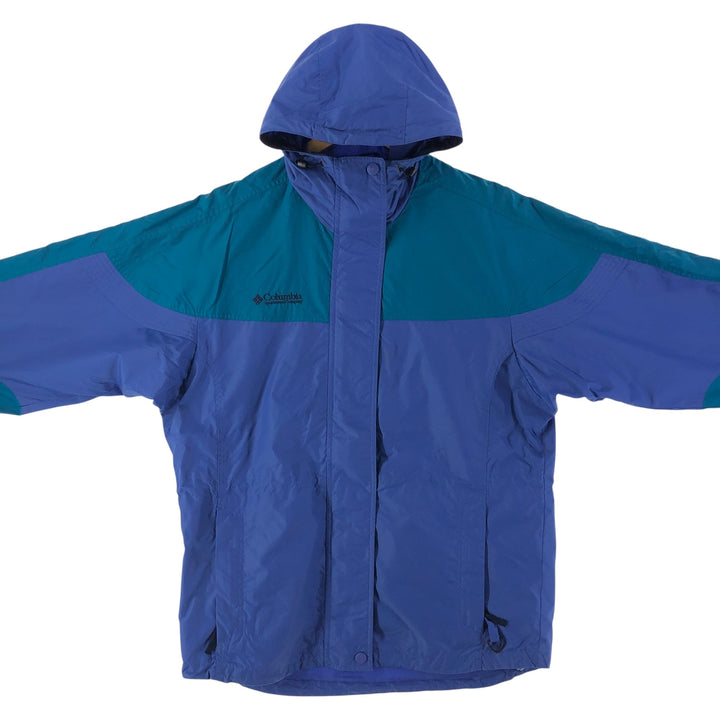 90s~00'S Columbia Mountain Parka Shell Jacket Women's M size Nylon Purple type blue-purple Vintage Second Hand