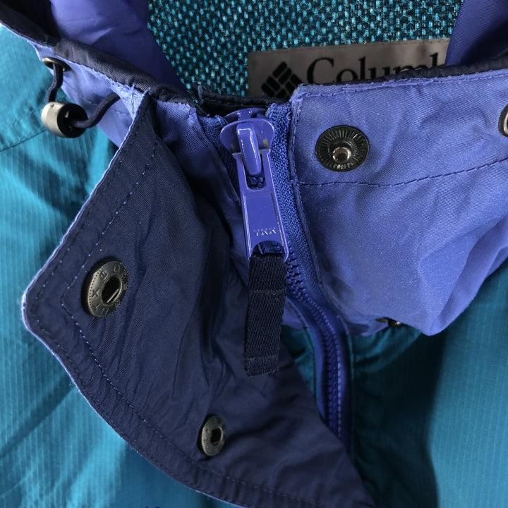 90s~00'S Columbia Mountain Parka Shell Jacket Women's M size Nylon Purple type blue-purple Vintage Second Hand