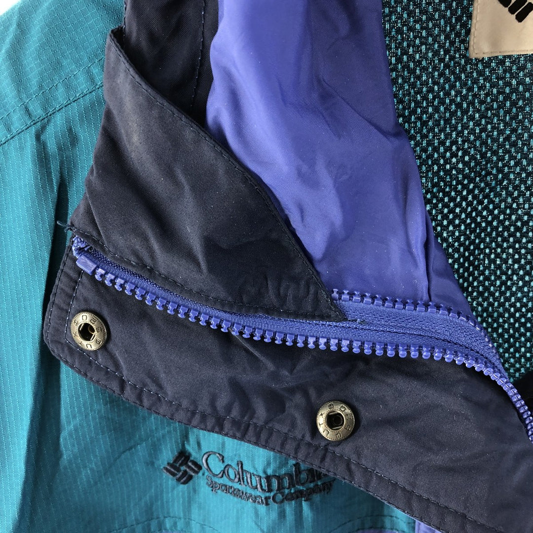 90s~00'S Columbia Mountain Parka Shell Jacket Women's M size Nylon Purple type blue-purple Vintage Second Hand