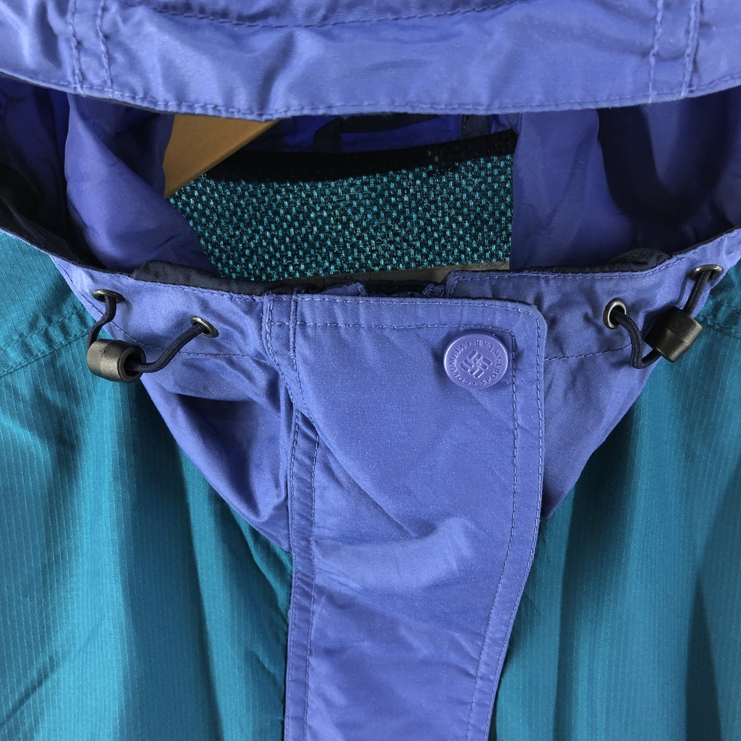 90s~00'S Columbia Mountain Parka Shell Jacket Women's M size Nylon Purple type blue-purple Vintage Second Hand