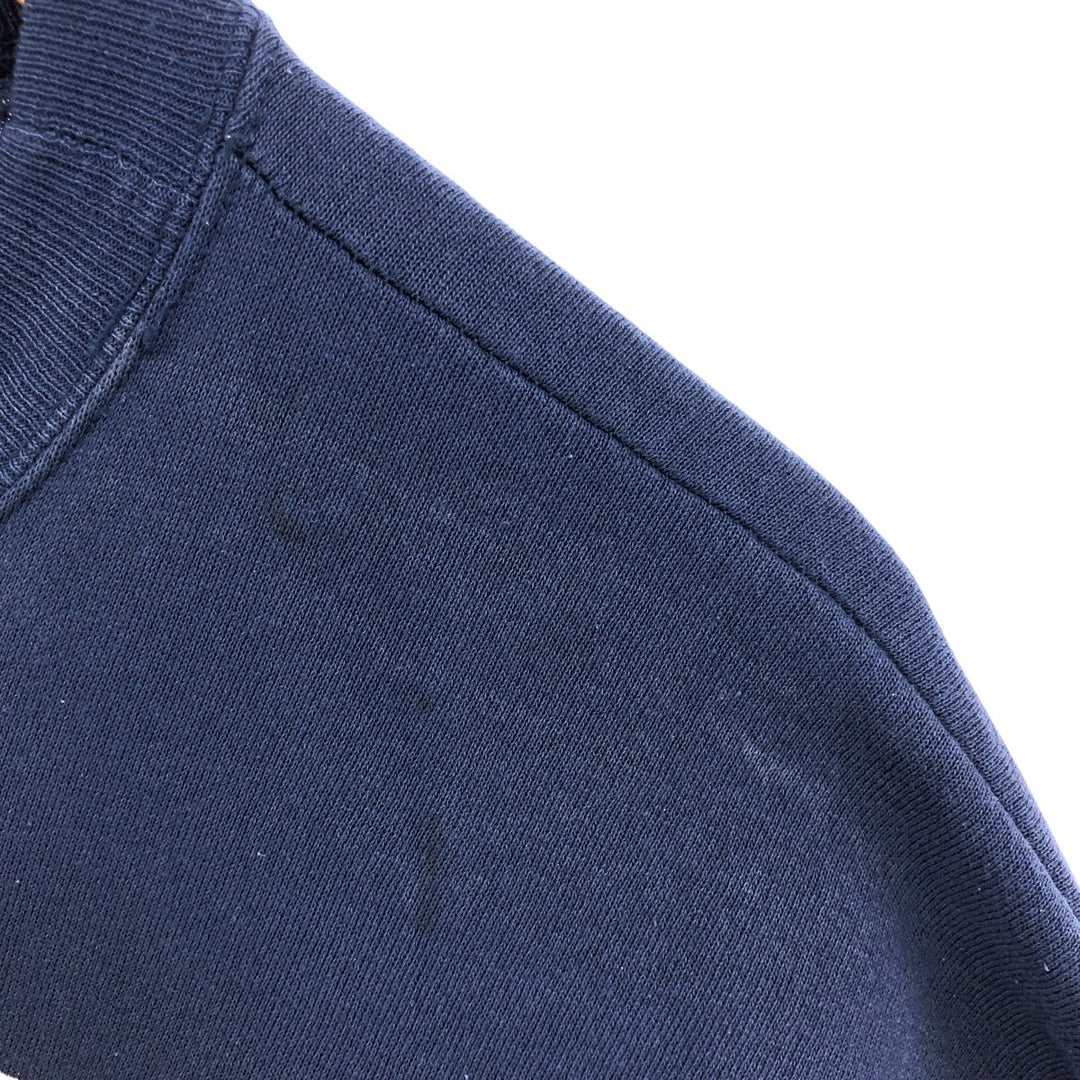 90'S Hanes ACTIVEWEAR Printed Sweatshirt Trainer Made in USA Men's XL Vintage cotton navy blue type Vintage Second Hand