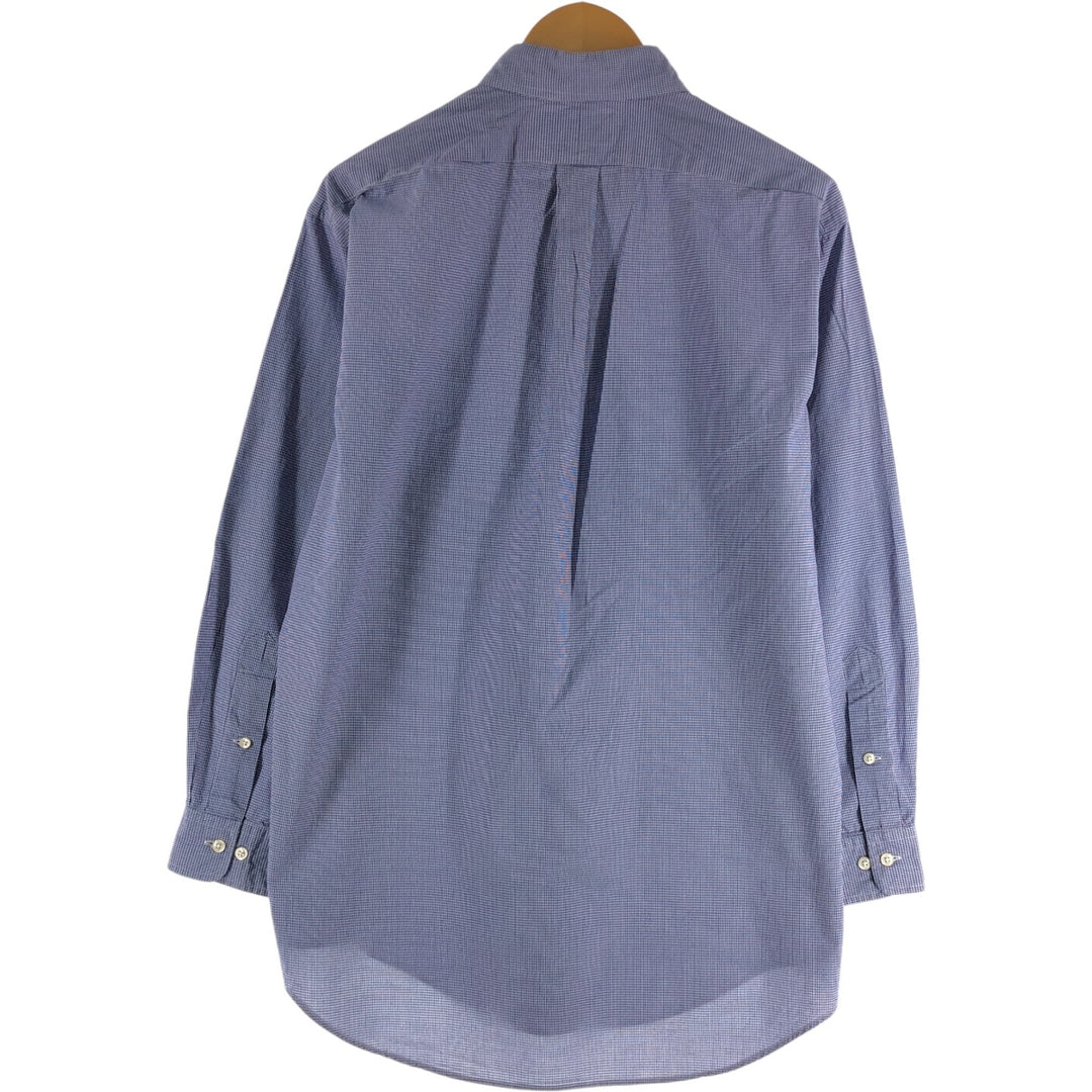 Ralph Lauren YARMOUTH Long Sleeve Button Down Check Shirt Men's XL cotton purple type Vintage Second Hand
