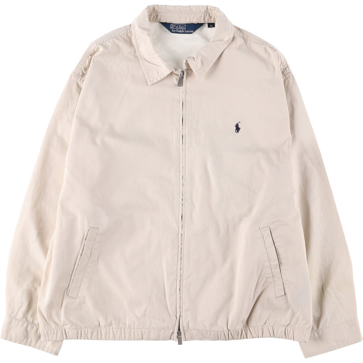 Ralph Lauren POLO by Ralph Lauren Swing Top Sports Jacket Men's XL cotton Beige type Vintage Second Hand