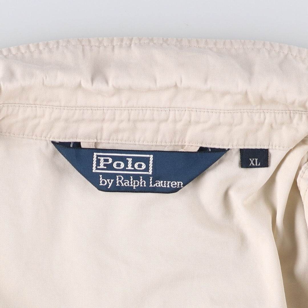 Ralph Lauren POLO by Ralph Lauren Swing Top Sports Jacket Men's XL cotton Beige type Vintage Second Hand