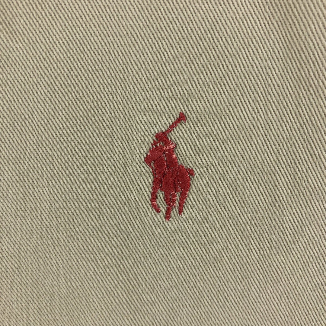 90'S Polo by Ralph Lauren swing top sports jacket, made in the USA, men's size L, vintage cotton Beige type Vintage Second Hand