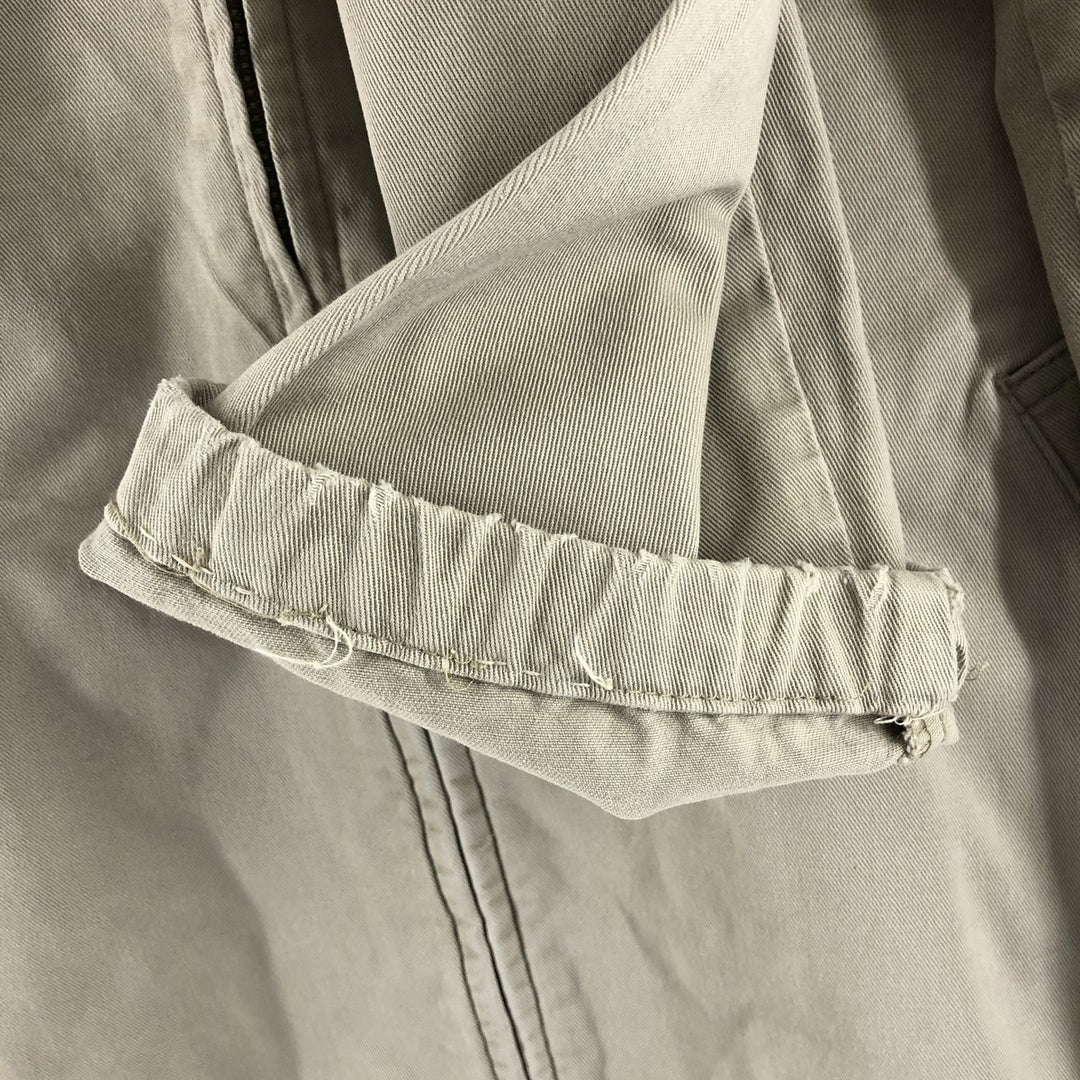 90'S Polo by Ralph Lauren swing top sports jacket, made in the USA, men's size L, vintage cotton Beige type Vintage Second Hand